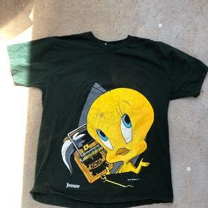 Vintage 1993 tweety & Sylvester double sided